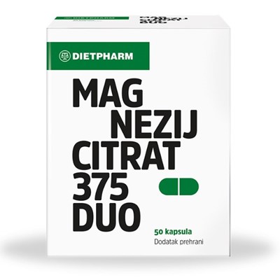 Dietpharm Magnezij Citrat 375 Duo 50 kapsula