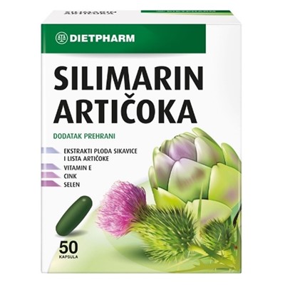 Dietpharm Silimarin Artičoka 50 kapsula