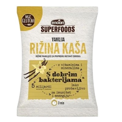 Encian Superfoods Vanilija Rižina Kaša 60 g