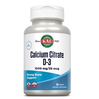 KAL Calcium Citrate D-3 90 tableta