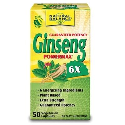 Natural Balance Ginseng Powermax  6X