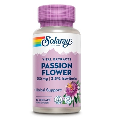 Solaray Passion Flower Extract (Pasiflora) 60 kapsula