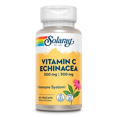 Solaray Vitamin C Ehinacea 60 kapsula