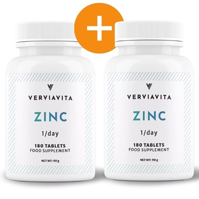 Verviavita Zinc 180 tableta 1+1 GRATIS