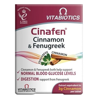 Vitabiotics Cinafen - Cimet i Piskavica 60 tableta