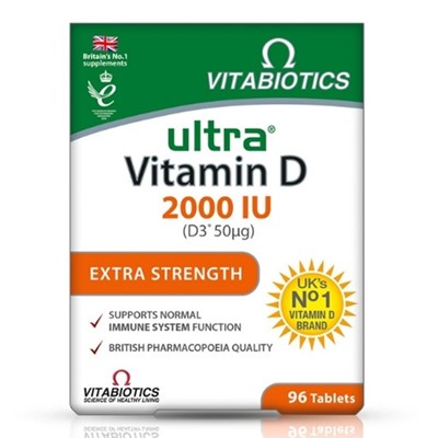 Vitabiotics Ultra Vitamin D3 2000 IU 96 mini tableta