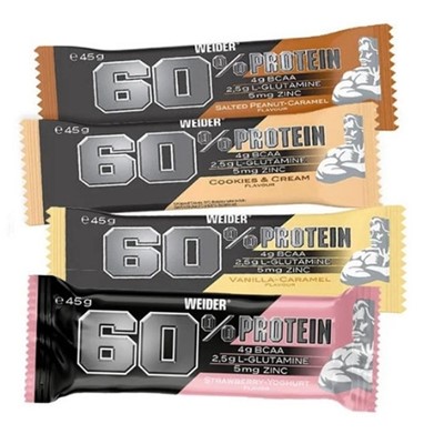 Weider 60% Protein Bar 45 g